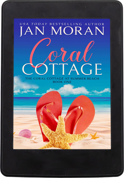 Coral Cottage Ebook by Jan Moran, Seabreeze Shores Audiobook by Jan Moran, Clean, Wholesome, Women's Fiction, small town, Jan Moran, beach reads, clean, wholesome, clean romance, beach reads ebook, beach reads paperback, Mary Kay Andrews, Debbie Macomber, dating, beach saga, summer read, vacation, women, dating, love, romance, romantic, chick lit, fun, womens fiction, beach, holiday, friendship, relationships, California, Elin Hilderbrand, Mary Alice Monroe