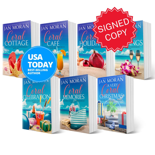 Coral Cottage Series Book 1-7 Paperback Bundle - SIGNED COPY