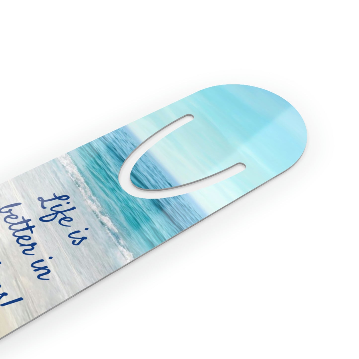 Shell Bookmark - Life is better in flip flops!