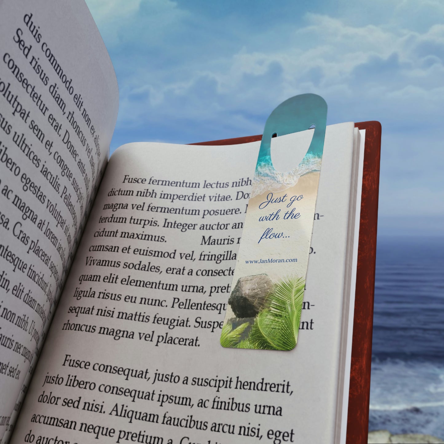 Palm Tree Bookmark - Just go with the flow...